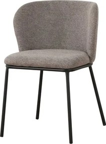 Set 2 scaune stil retro LYON tesatura gri-bej