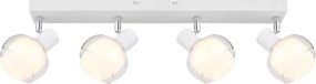 Globo 54309-4W - Spot TOKKI 4xE14/40W/230V alb