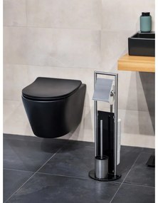 Suport pentru hârtie igienică argintiu mat din oțel inoxidabil Ravina – Wenko