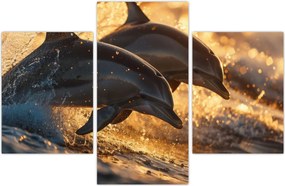 Tablou - Delfinii (90x60 cm)