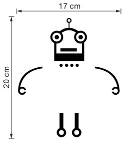 Autocolante pentru întrerupător "Robot" 20x17cm