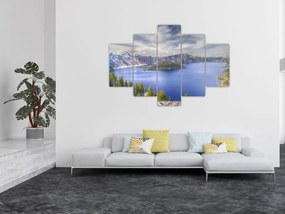 Tablou lacul montan (150x105 cm)