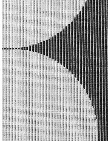 Covor tip traversă pentru interior și exterior alb-negru 80x250 cm Duet Bowen – NORTHRUGS