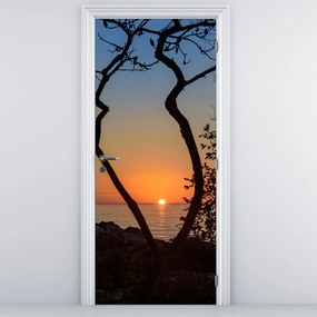Fototapet pentru ușă - Apus de soare (95x205cm)