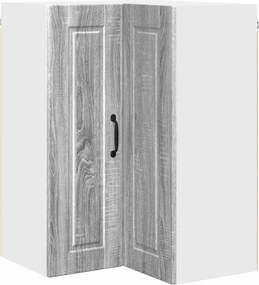 vidaXL Dulap de bucătărie Gri Sonoma 57 x 57 x 80 cm Lemn compozit