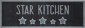 Covor de bucătărie Hanse Home Star Kitchen, 50 x 150 cm, negru