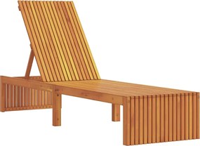 vidaXL Șezlong Ulei Natural 200 x 55 x 94 cm Lemn masiv de acacia