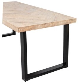 Masă dining cu blat din lemn de mango WOOOD Tablo, 180 x 90 cm