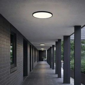 Rabalux 75081 - Plafonieră LED pentru baie MAUREC 18W/230V Ø 29 cm IP44 negru