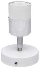 Spot LED de perete TUBSSON 1xGU10/4,8W/230V alb/crom lucios