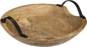 Bol decorativ din lemn mango, 30 cm