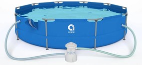 Bazin de grădină cu filtrare 305 x 76 cm