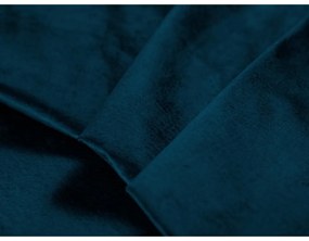 Canapea extensibila din catifea Milo Casa Luca, albastru închis