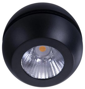Spot LED aplicat directionabil de tavan/plafon OJOS 1 negru