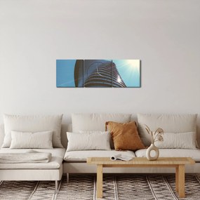 Tablou - Arhitectura (cu ceas) (90x30 cm)