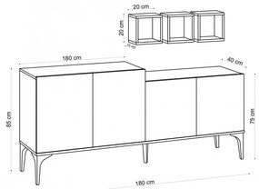 Consola Magne Sapphire Oak