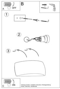 Aplică PONTIUS 1xG9/40W/230V gri