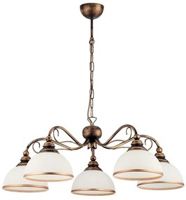 Jupiter 1177 - XS 5 - Lustr XSARA 5xE27/60W/230V suspendat