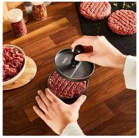 Presa din fonta pentru carne Tefal K1851134, 12 cm, Maner ergonomic, Negru