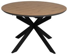 Masă de dining rotundă extensibilă cu blat suplimentar ø 120 cm Rocía – Ixia