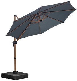 Roma D antracit parasol de grădină
