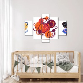Tabloul cercuri colorate (150x105 cm)