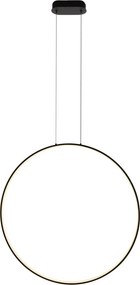 Lustra circulara LED IP44 diametru 80cm Visual negru