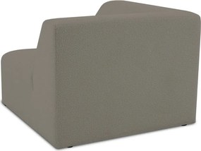 Modul pentru canapea maro deschis cu tapițerie din stofă bouclé (cu colț variabil) Roxy – Scandic