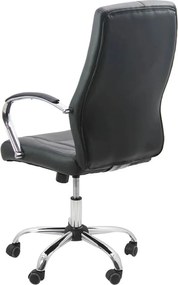 Scaun de birou din piele eco OFF 331 negru