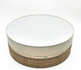 Plafonieră LED SIRJA BOHO LED/36W/230V Ø 45 cm bej/crem