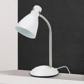 Orion - Lampă de birou SCHOOL 1xE27/40W/230V albă/crom mat