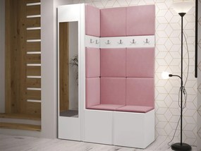 Mobilier hol Tovenaz X (Roz) (cu oglindă). 1104773