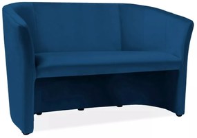 Canapea TM-2 velvet bleumarin/wenge Blu86