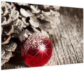 Tablou - Decorațiuni de Crăciun (90x60 cm)
