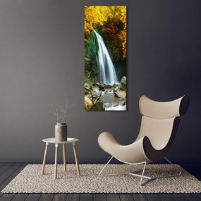 Tablou acrilic Cascada din pădure