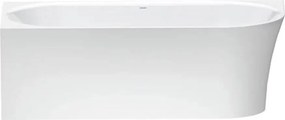 Cada freestanding Duravit DuraSenja 150x75 cm finisaj alb stanga lipitadeperete,BTW