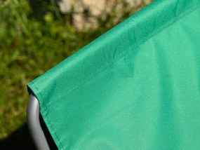 Sezlong pliabil de plaja SAND, verde