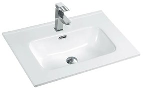 Lavoar incastrat alb Fluminia Siena-60 61 cm