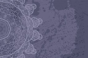 Tapet autoadeziv arabesca pe fundal abstract