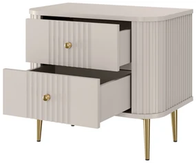 Set noptiere Vesper 56 cm - cașmir / picioare aurii | BIANO