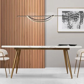 Lustră LED pe cablu AMBAR LED/35W/230V negru