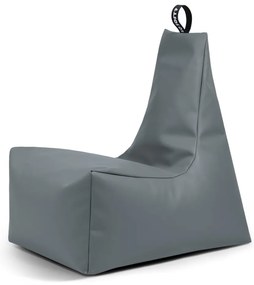 Fotoliu bean bag gri cu tapițerie din imitație de piele Icy XL – So Soft?