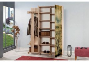 Cuier cu dulap Garmanto Tree Sonoma Oak Double