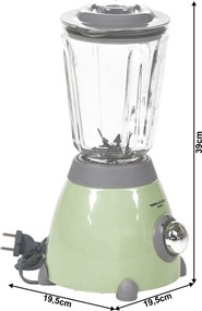 Mixer de masă în stil retro, 1,5 l, neo mentă / gri, CARSON