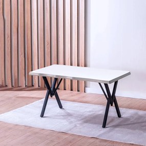 Masă Barton Alba din MDF, Pentru Bucătărie sau Living