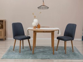 Set mobilier sufragerie Nidupo 6 (pin atlantic + albastru marin) (pentru 2 persoane). 1093773