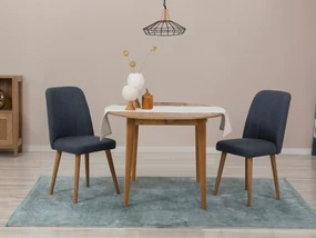 Set mobilier sufragerie Vlasta 3 (pin atlantic + bleumarin) (pentru 2 persoane). 1093773