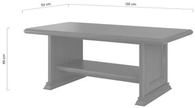 Măsuță de cafea Sonata 130 cm - castan nobil