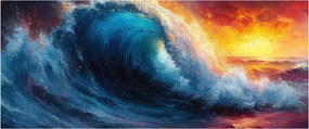 Tablou - Val în apus de soare (120x50 cm)