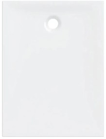 Cadita de dus dreptunghiulara Geberit Nemea acril alb 120x90 cm